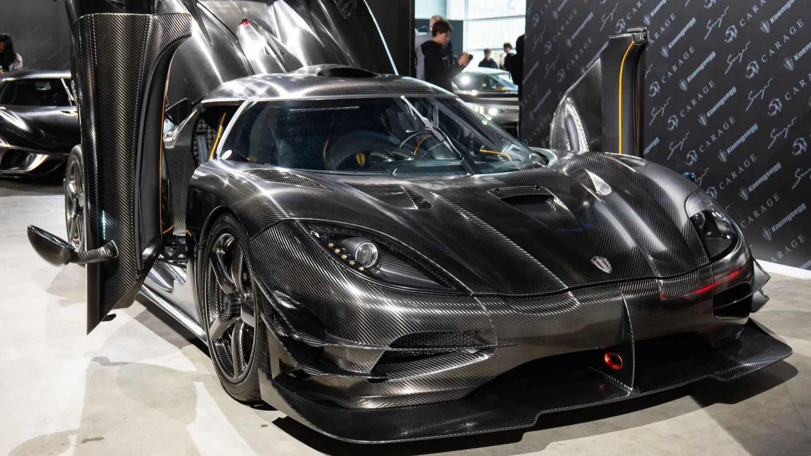 Carbon fiber bodied Koenigsegg Jesko turbo