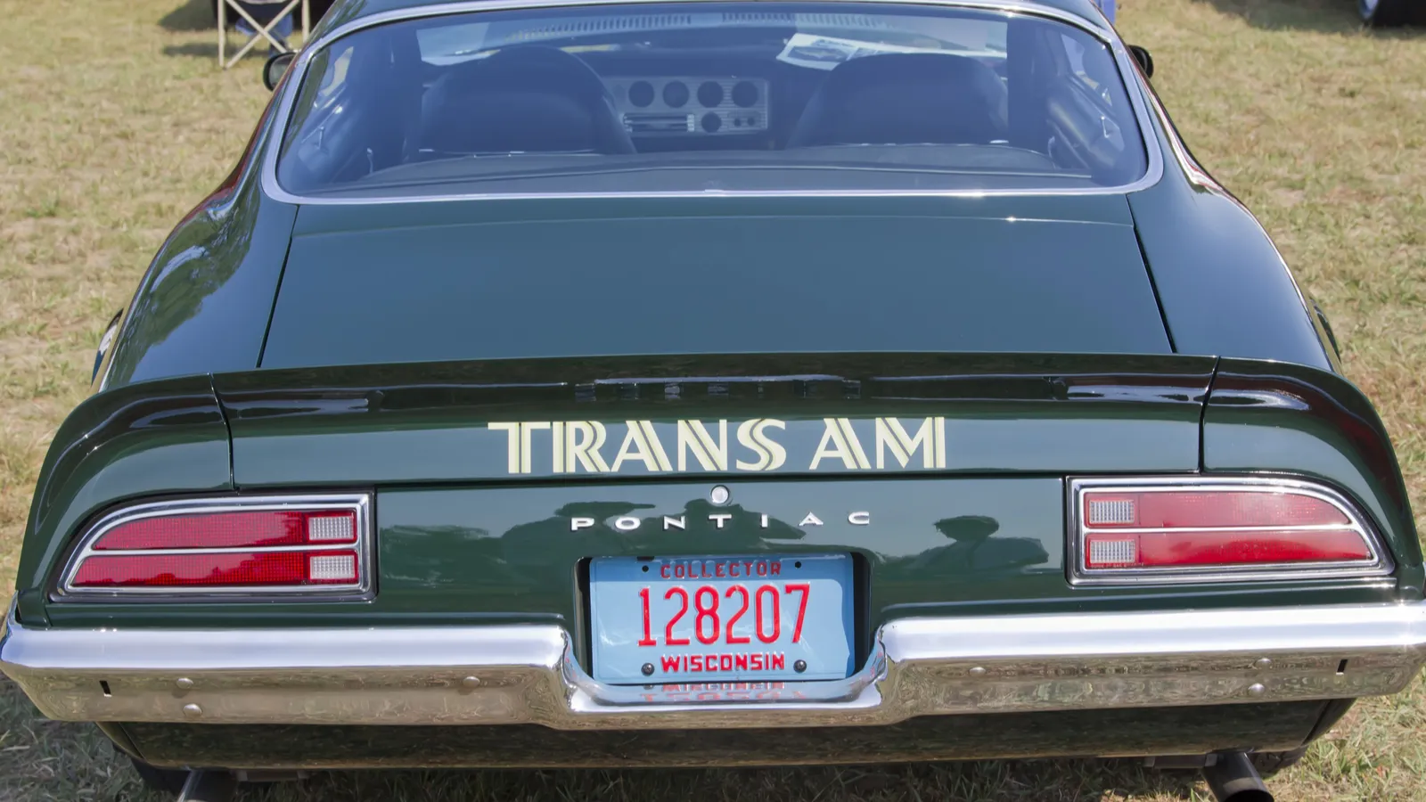 1973 Pontiac trans am firebird rear view