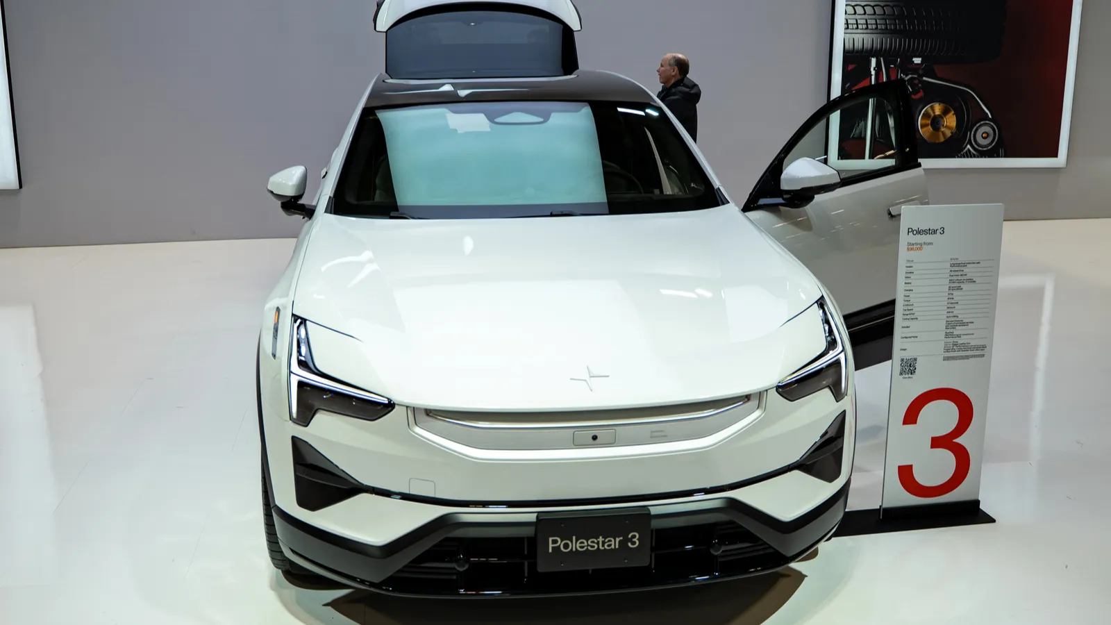 2025 Polestar 3 automobile at the 2025 Canadian international autoshow