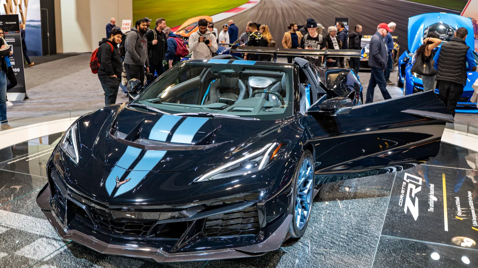 2025 Corvette ZR1 automobile at the 2025 Canadian international autoshow   