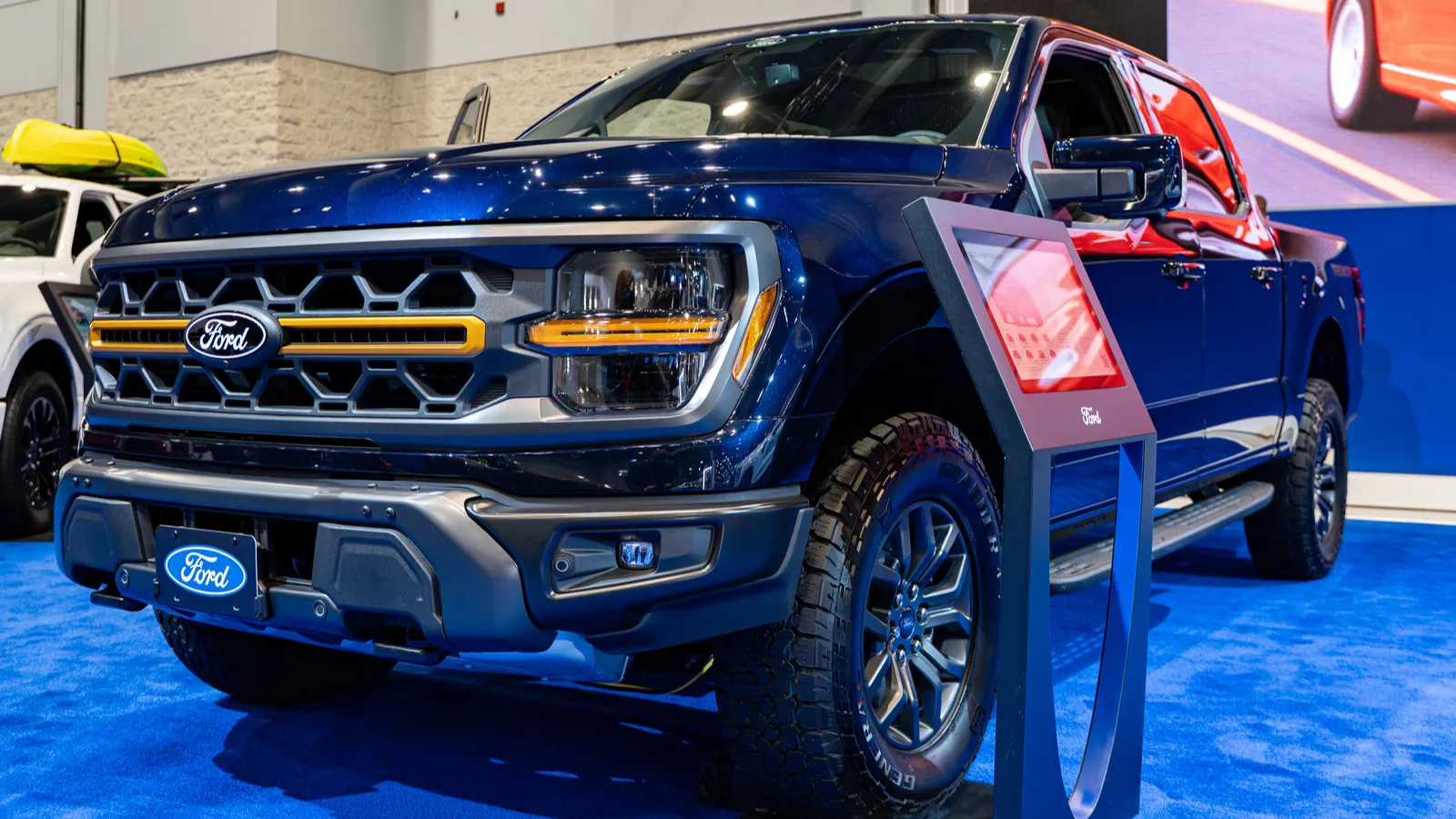 2025 Ford F-150 tremor automobile at the 2025 Canadian international