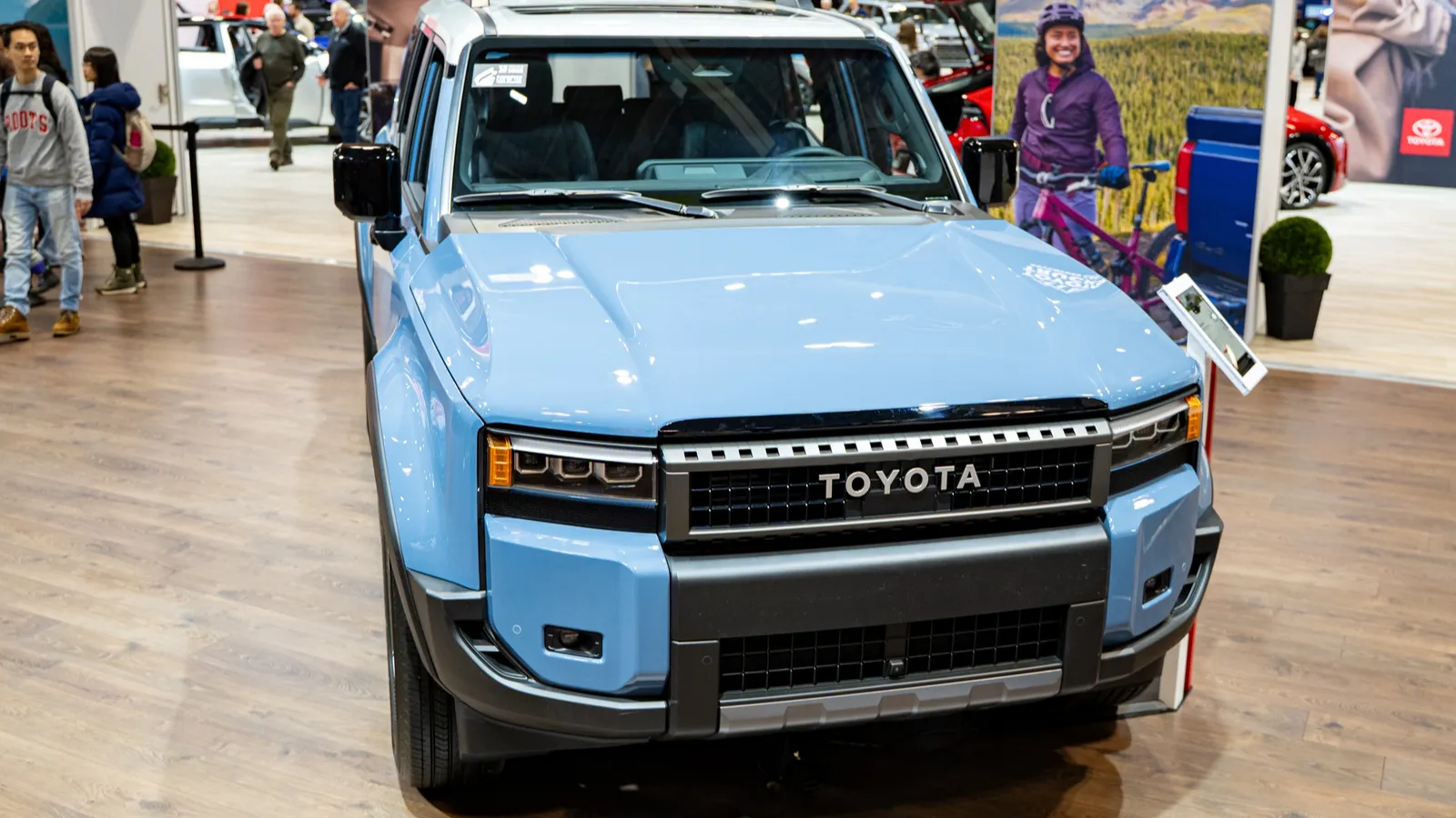 2025 Toyota Land Cruiser automobile at the 2025 Canadian international