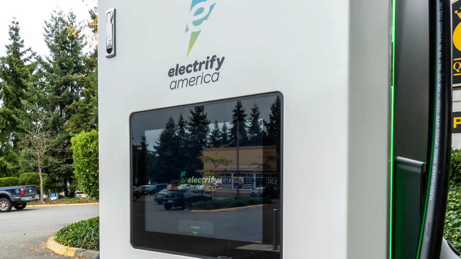 Electrify America charging station   