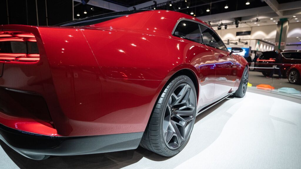 Shutterstock, Dodge Charger electric at display , betto rodrigues