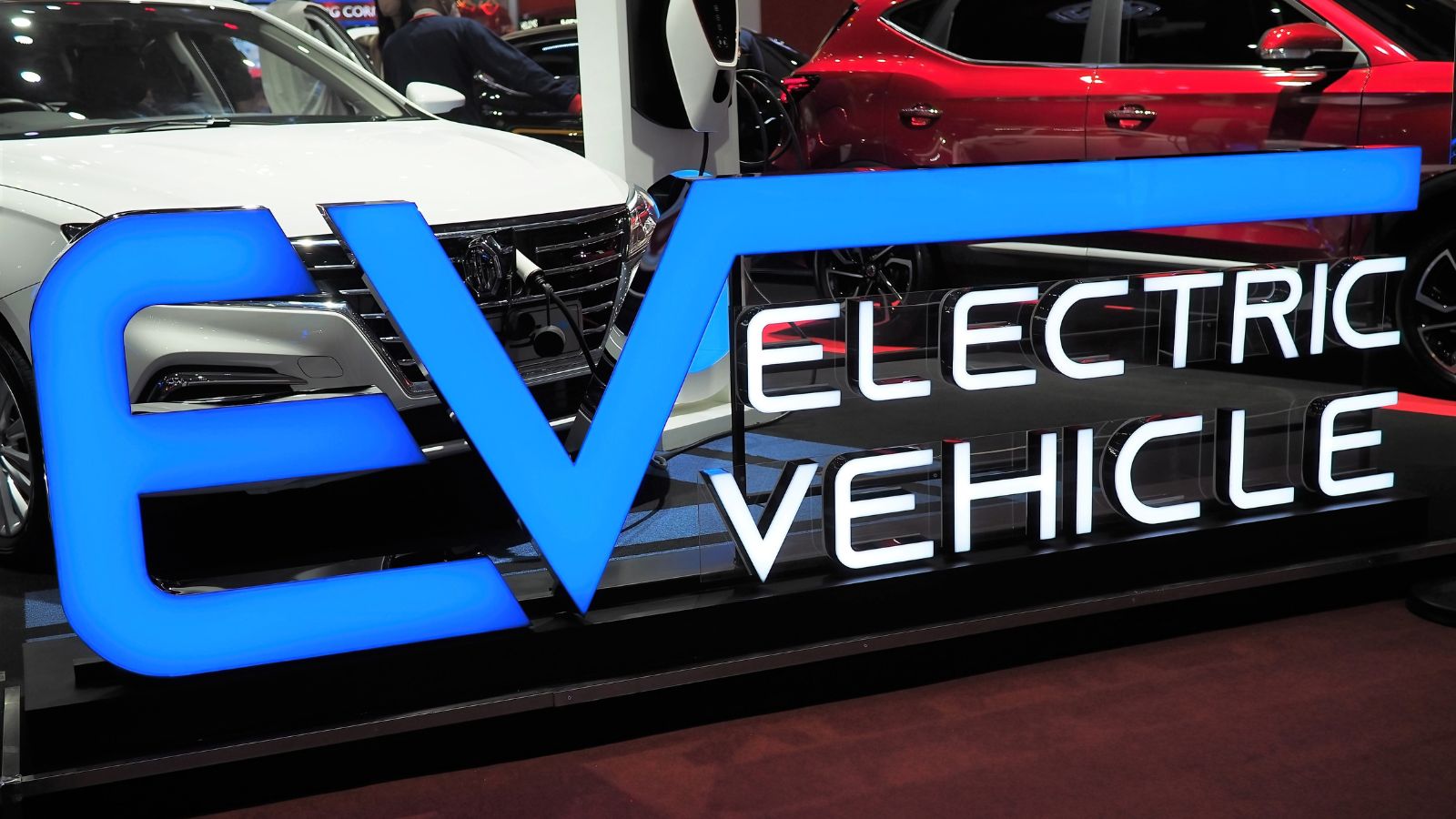 Electric vehicle EV sign