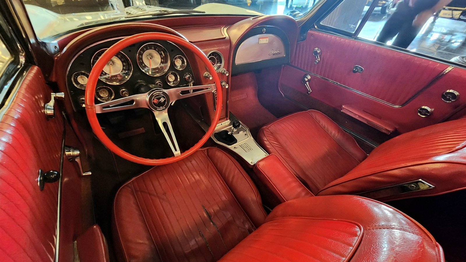 1965 Corvette red interior