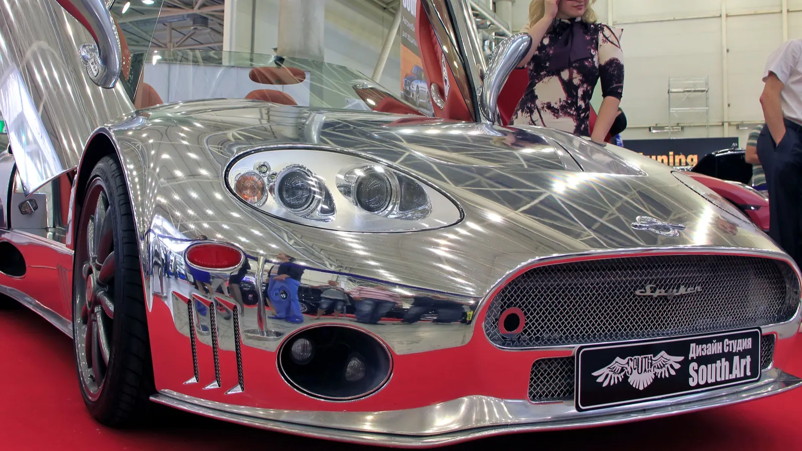 Spyker C8 at auto show
