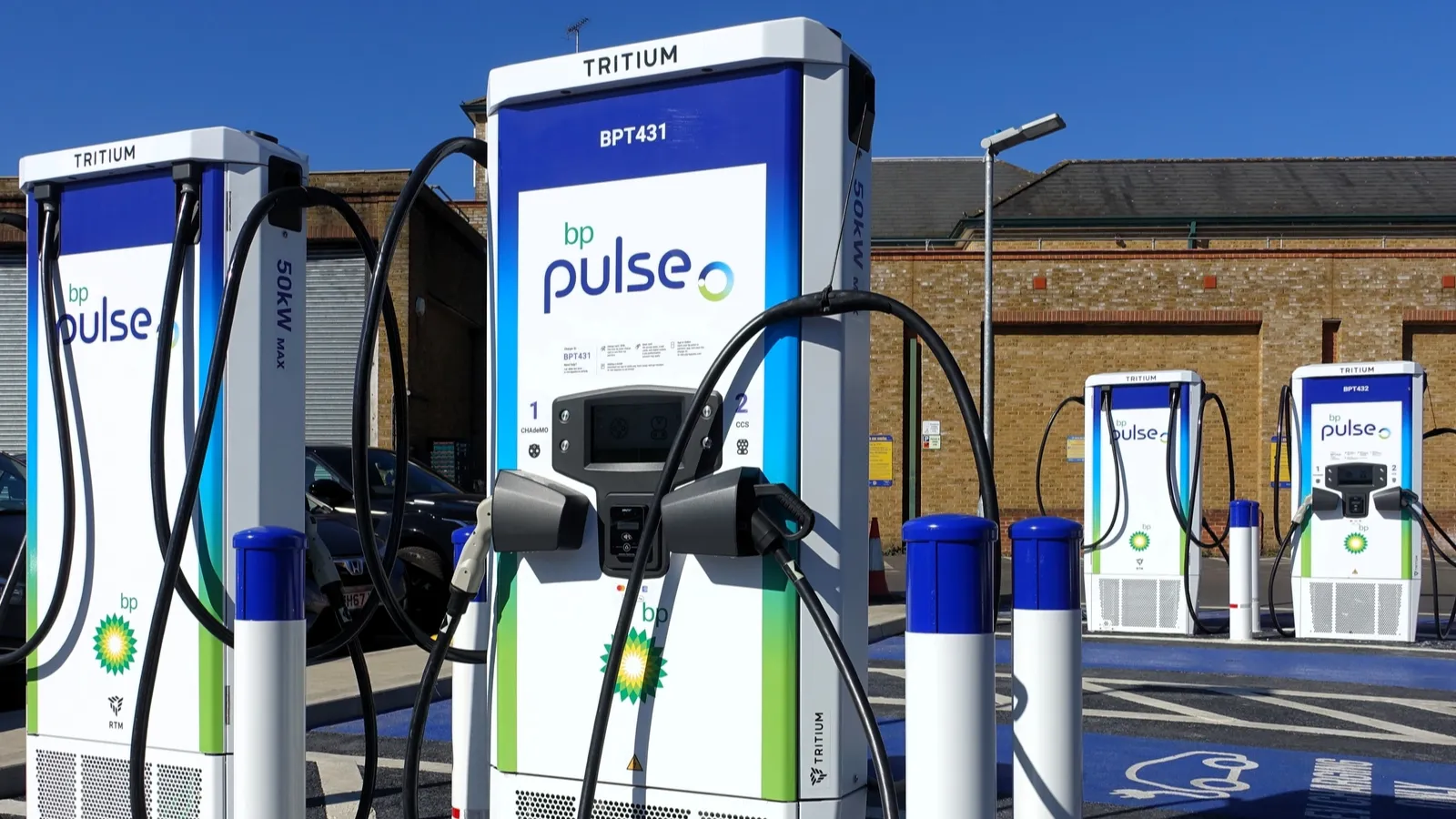BP pulse tritium dc fast chargers for electric vehicles
