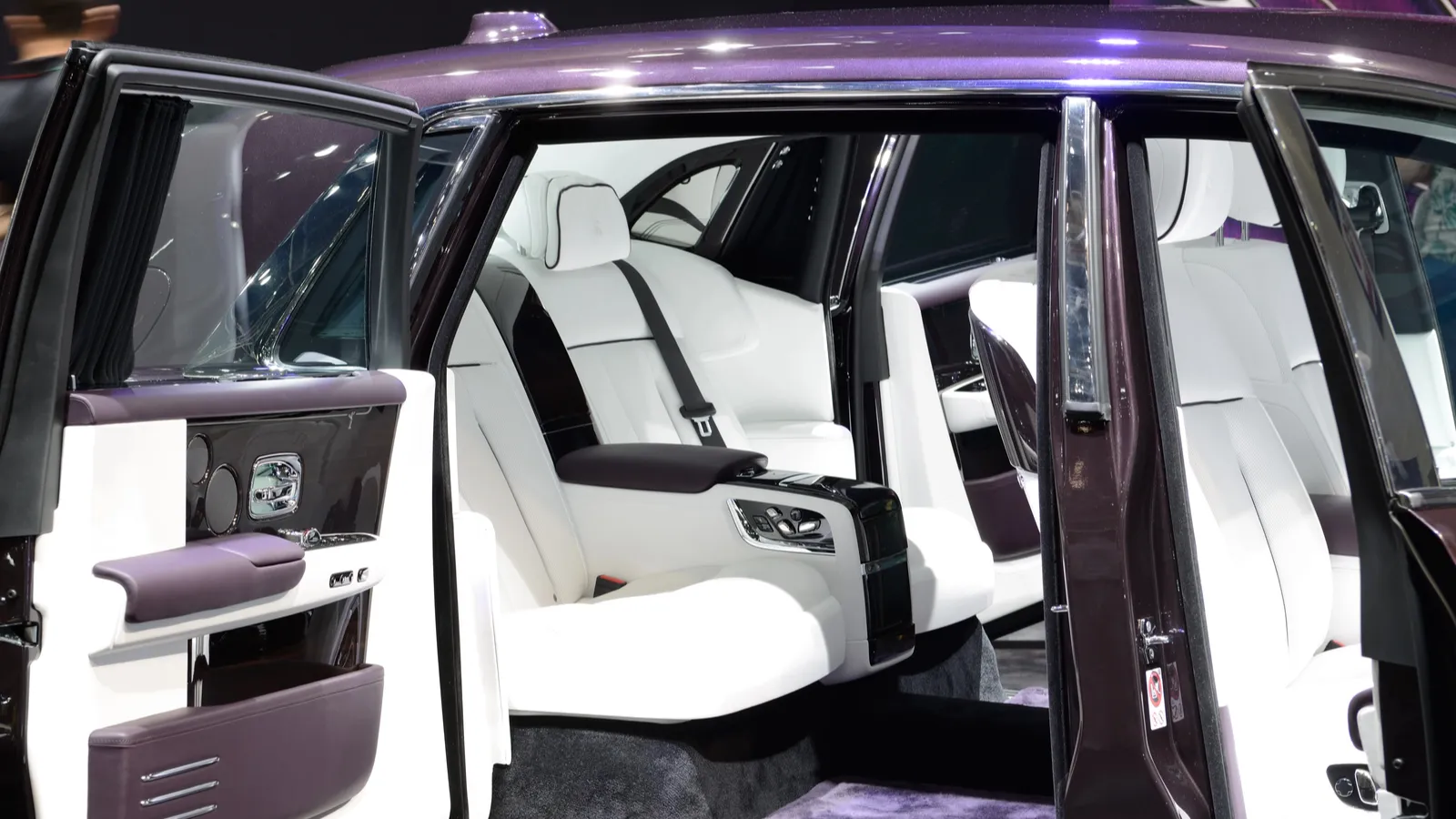 Rolls Royce Phantom interior seats  