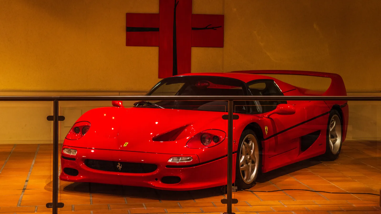 Red Ferrari F50 GT 1995