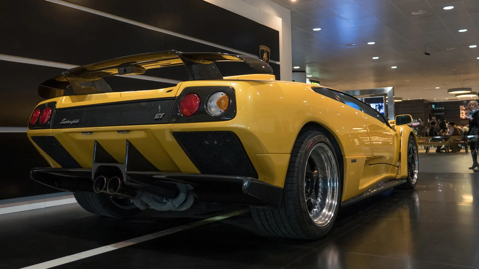 Lamborghini Diablo sports car exibition