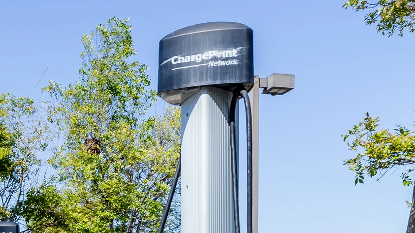 Chargepoint electric charging station