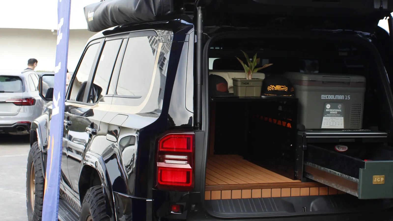 Toyota Land Cruiser at show
