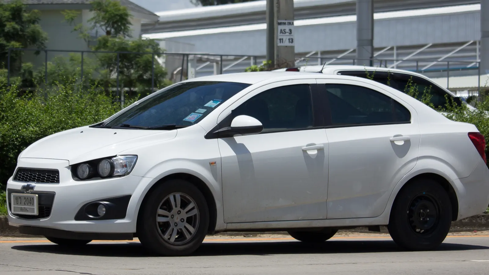 Private car Chevrolet Sonic.