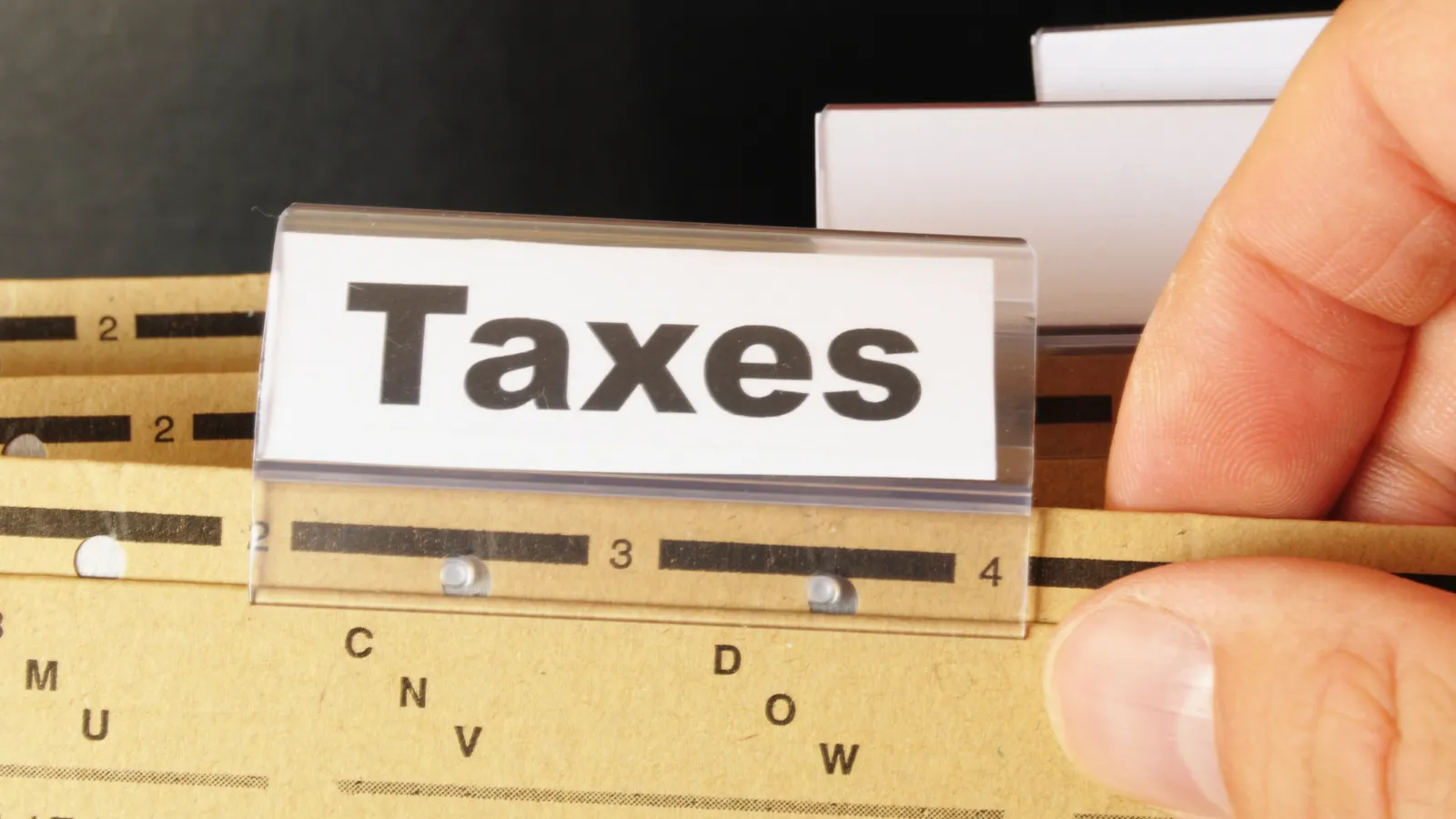 Taxes concept   