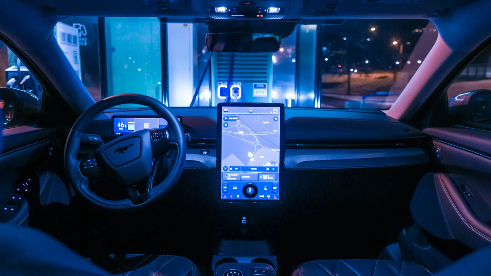 Ford Mach-E Mustang interior cockpit