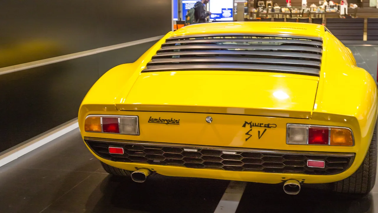 Vintage Lamborghini Miura SV car