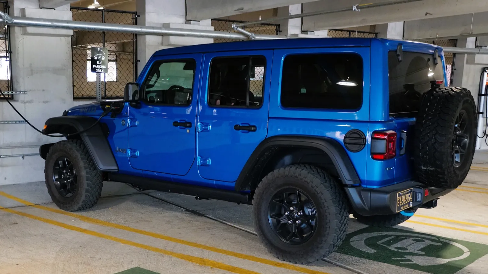 The electric Jeep Wrangler 4xe  