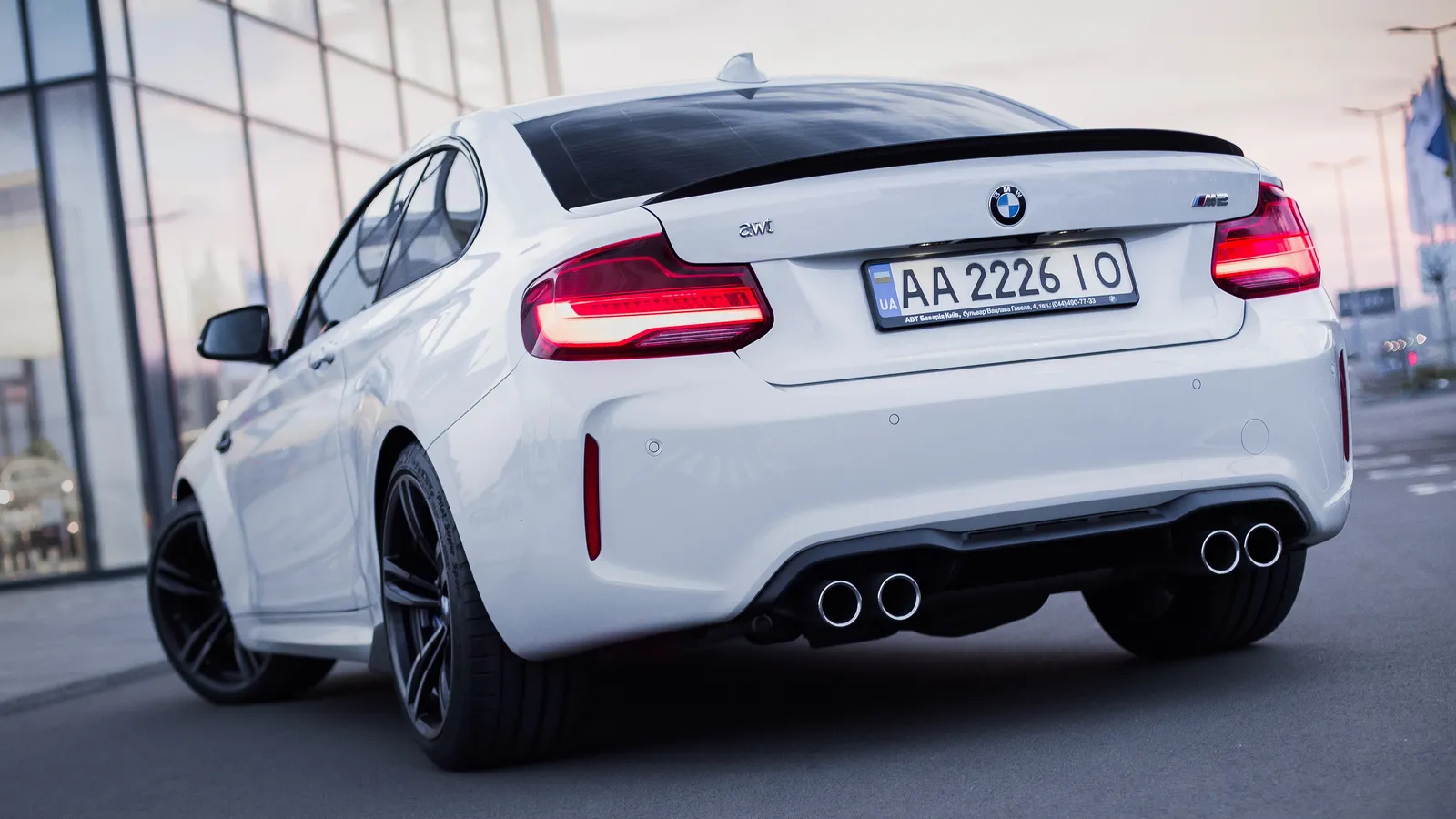 BMW M2 CS on road  