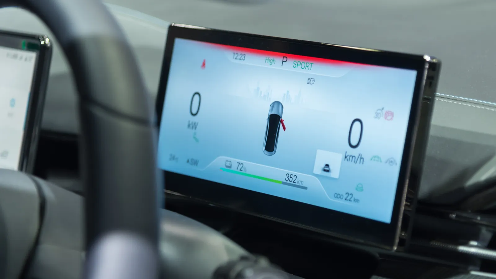 BYD Seal interior screen  