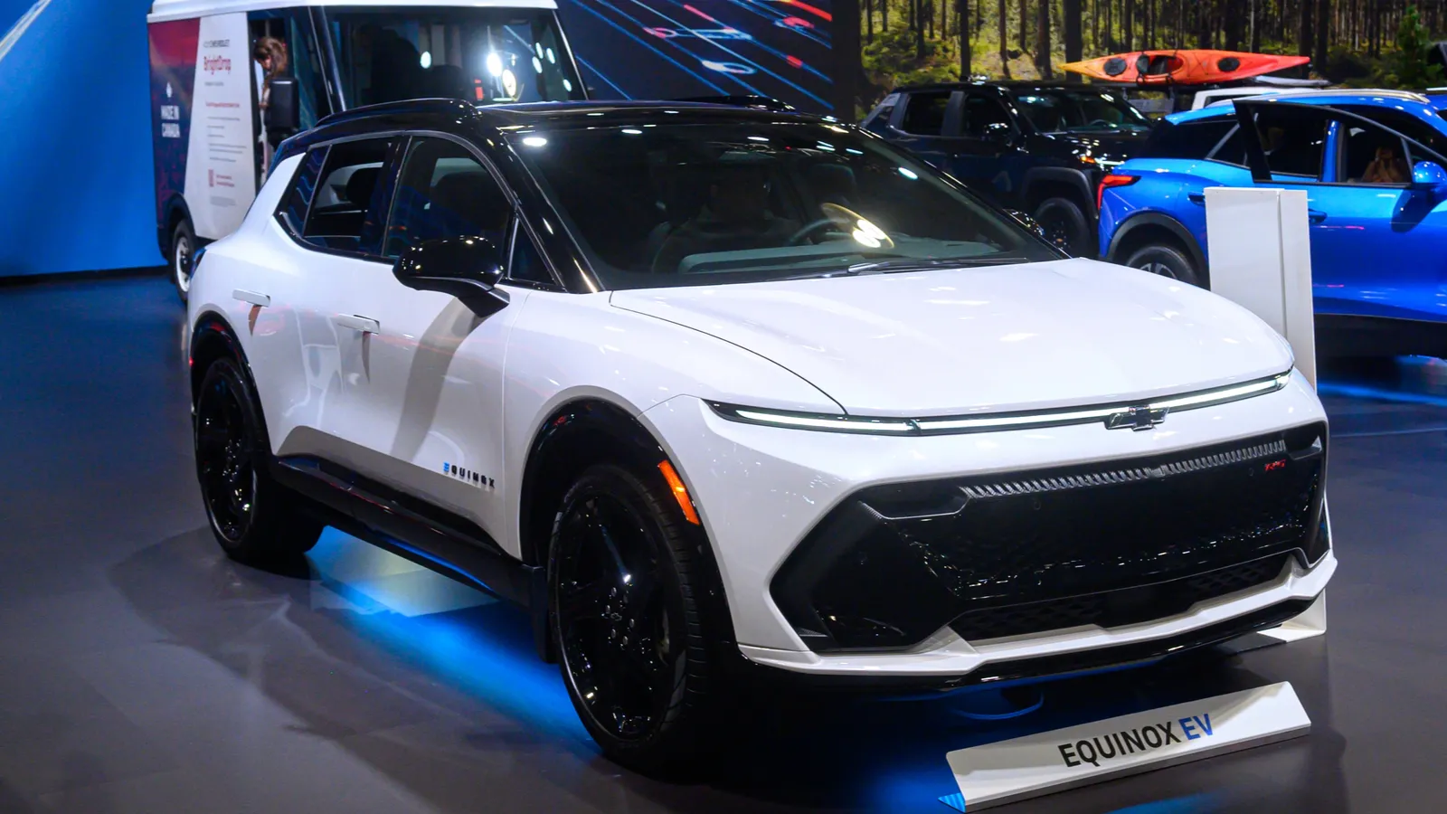 Chevrolet Equinox EV displayed