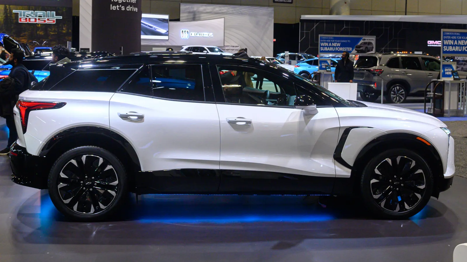 Chevrolet Equinox EV on display