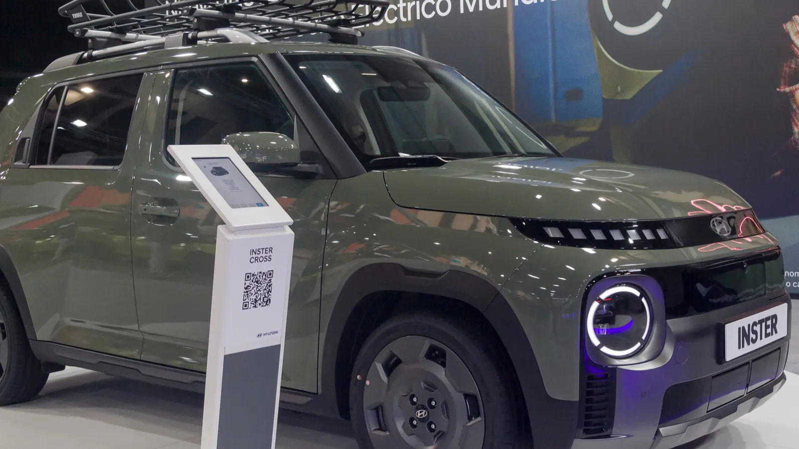 Hyundai Inster Cross on display