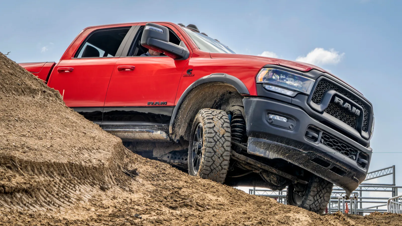 RAM rebel truck offroading