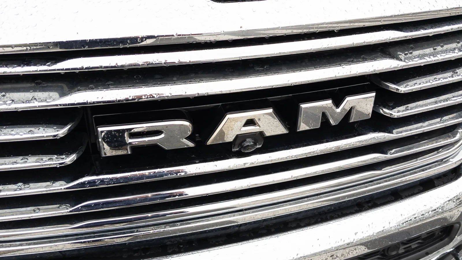 Ram logo displayed on a truck
