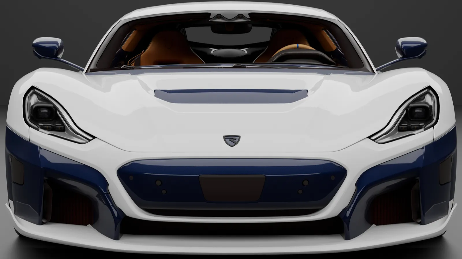 Rimac nevera on isolated background 